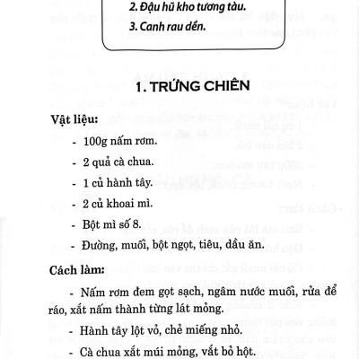 52 Thực Đơn Nấu Ăn Chay Trong Gia Đình