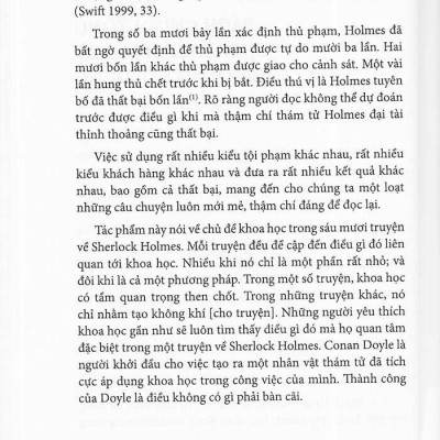 Trí Tuệ Sherlock Holmes - Phá Án Bằng Khoa Học Và Khoa Học Hình Sự