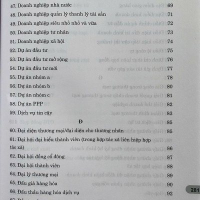 Thuật Ngữ Pháp Lý Trong Lĩnh Vực Thương Mại và Đầu Tư