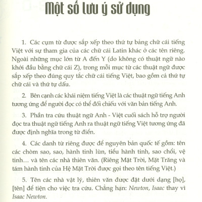 Từ Điển Thiên Văn Học Và Vật Lý Thiên Văn