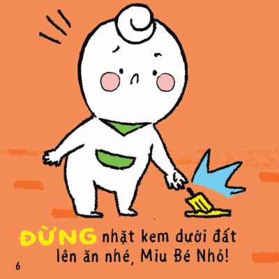 Sách Ehon Miu Bé Nhỏ Phần 2 Tiếng Việt - Đừng Mất Vệ Sinh Nhé