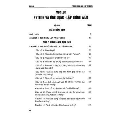 Sách - Python Và Ứng Dụng Lập Trình Web - STK