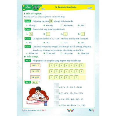 Bài Tập Hằng Ngày Toán 5 - Tập 1 - Cánh Diều - Bản Quyền