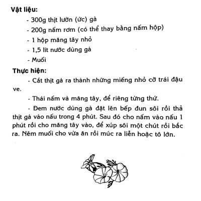Các Món Ăn Thông Dụng