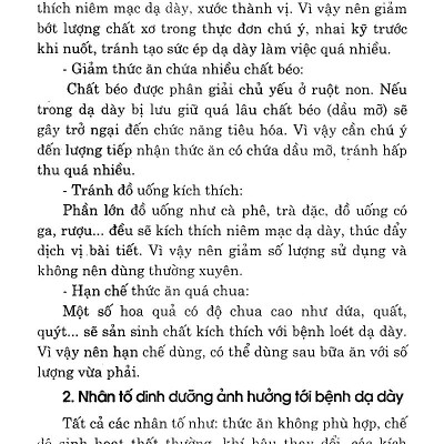 Món Ăn Bài Thuốc Cho Người Bệnh Dạ Dày