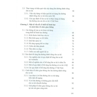 Sách - Làn Đường Dành Riêng Cho Xe Tải Trên Các Tuyến Đường Nhiều Làn Xe - NXB Xây Dựng