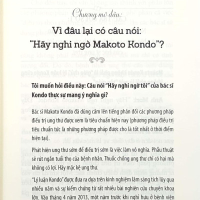 Hỏi Đáp Về Ung Thư Cùng Bác Sỹ Makoto Kondo