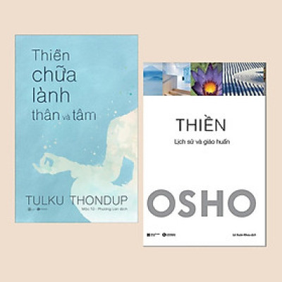 Sách - Thiền Chữa Lành Thân Và Tâm + Thiền - Osho - Thái Hà Books