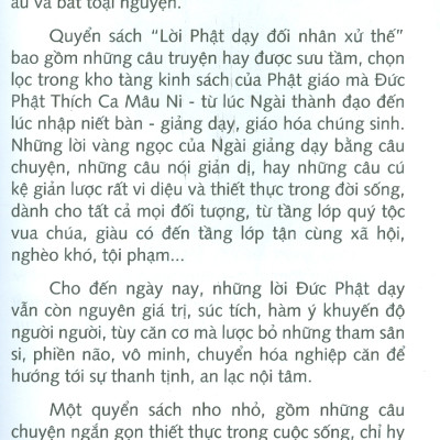 Truyện Phật Dạy Đối Nhân Xử Thế