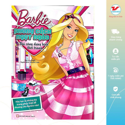 Sách Ghép Hình - Barbie Thủ Công Dựng Hình Thời Trang - Chọn Lẻ 10 Chủ Đề - Tân Việt Books