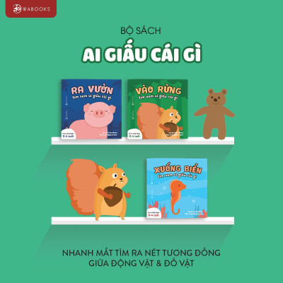 Combo 11 Cuốn Ehon Cho Bé Từ 0 - 6 Tuổi - Ai giấu cái gì - Buồn ngủ ơi là buốn ngủ - Bạn là ai vậy?