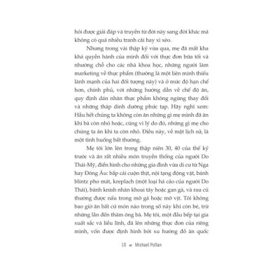 Sách - Bênh vực thực phẩm: Huyền thoại về dinh dưỡng và thú vui ăn uống (In defense of food) (Michael Pollan) - Nhã Nam Official