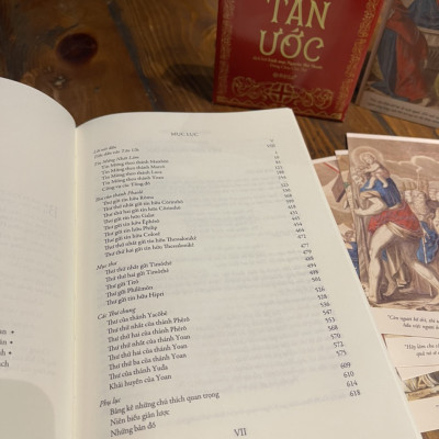 (Tác phẩm kinh điển mọi thời đại - Bìa cứng áo ôm) KINH THÁNH - TÂN ƯỚC - Linh mục Nguyễn Thế Thuấn dịch – Omegaplus