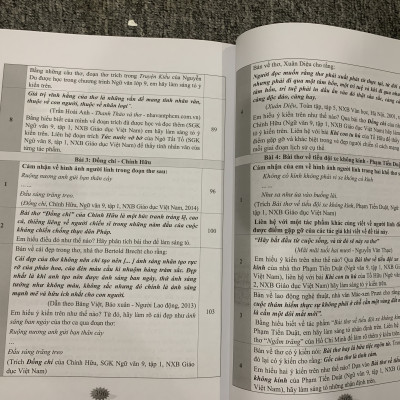 Sách - Cách làm các dạng bài nghị luận văn học 9 ( có hệ thống đề thi và đáp án minh hoạ)