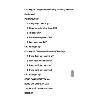 Sách Hiểu về công đoạn chế tạo Bán Dẫn