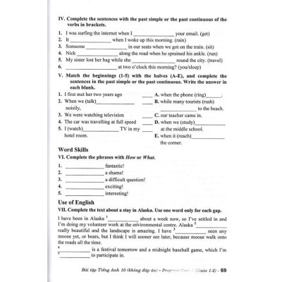 Sách - Bài Tập Tiếng Anh Lớp 10 - Không Đáp Án - Theo Chương Trình Chân Trời Sáng Tạo - Hồng Ân