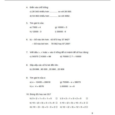 Toán 4 – Mathematics 4 song ngữ Anh-Việt (dùng chung cho các bộ SGK hiện hành) (HA-MK)