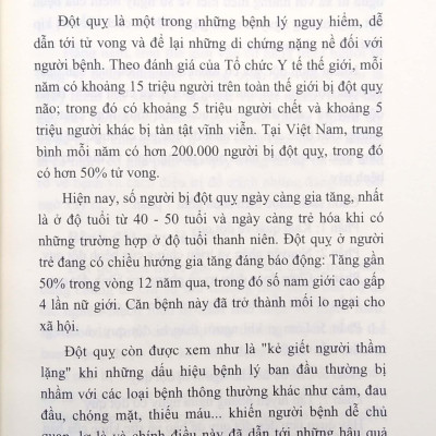Bệnh Đột Quỵ Và Cách Điều Trị
