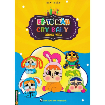 Sách - Bé Tô Màu Cry Baby - Đáng Yêu + Vui Đùa Với Các Bạn - Combo 2 Cuốn - Hồng Ân