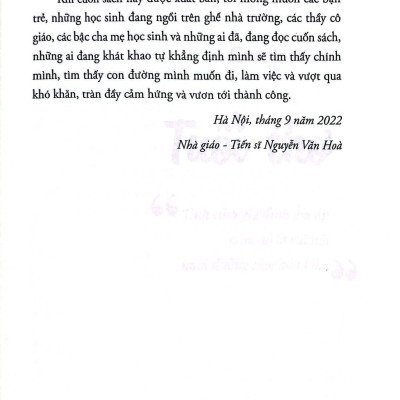 Hồi Ký Người Thầy Xây Trường Hạnh Phúc