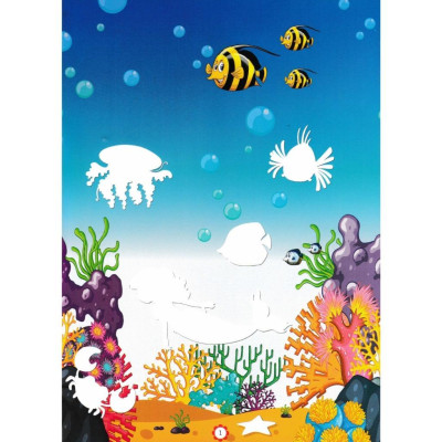 Sách - Bóc Dán Decal Thông Minh Sticker - Nàng Tiên Cá - Hồng Ân