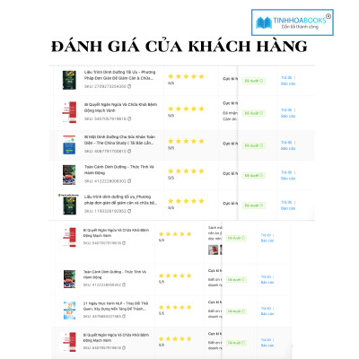 Combo sách: Toàn cảnh dinh dưỡng (TB) + Liệu trình dinh dưỡng (TB), tặng sách Sống mạnh mẽ