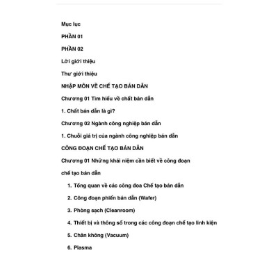 Sách Hiểu về công đoạn chế tạo Bán Dẫn
