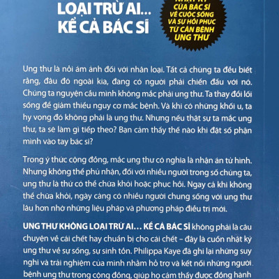 Ung Thư Không Loại Trừ Ai... Kể Cả Bác Sĩ