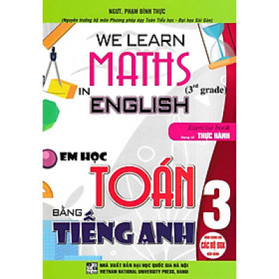Sách - We Learn Maths In English - Em Học Toán Bằng Tiếng Anh Lớp 3 - Dùng Chung Các Bộ SGK Hiện Hành - Hồng Ân