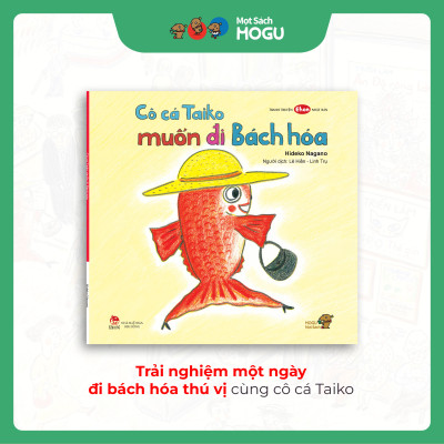 Truyện Ehon bé 3-4-5 tuổi - Bộ 4 cuốn Cô cá Taiko nhí nhảnh