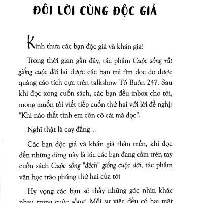 Cuộc Sống "Đếch" Giống Cuộc Đời