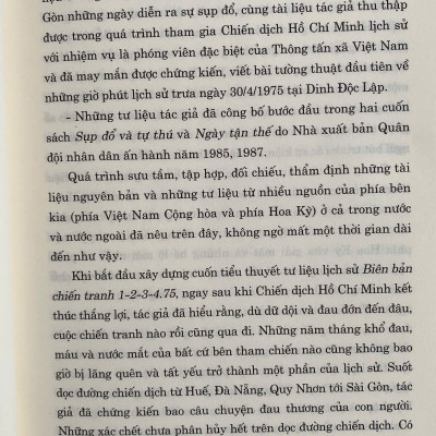 Biên Bản Chiến Tranh 1-2-3-4.75 ( Xuất bản lần thứ sáu )