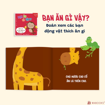 Sách Ehon Nhật Bản Combo 4 cuốn Bạn là ai vậy Dành cho trẻ từ 0 3 tuổi