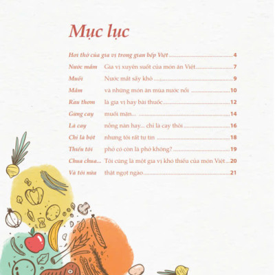 Sách Ẩm Thực - Hơi Thở Của Gia Vị Trong Bếp Việt (VT)