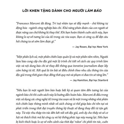 Sách - Người Làm Báo - Trí Tuệ Nhân Tạo Và Tương Lai Của Báo Chí