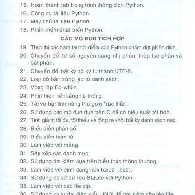 Kỹ Thuật Lập Trình Python Nâng Cao
