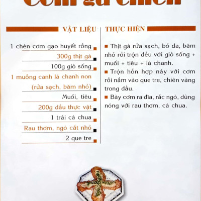 Các Món Cơm, Xôi Và Bánh Mặn