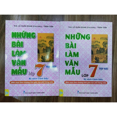 Sách - Những bài làm văn mẫu 7 - tập 2 ( Bộ Cánh Diều )