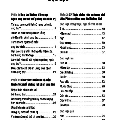 Phòng Chống Ung Thư Thật Là Đơn Giản