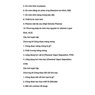 Sách Hiểu về công đoạn chế tạo Bán Dẫn