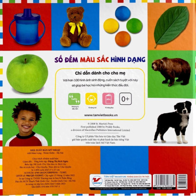 Số Đếm, Màu Sắc, Hình Dạng - Bộ Sách Từ Vựng Đầu Đời Cho Bé