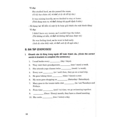 Sách - Ngữ Pháp Và Bài Tập Thực Hành Tiếng Anh Lớp 10 - Bám Sát SGK I Learn Smart World - Hồng Ân