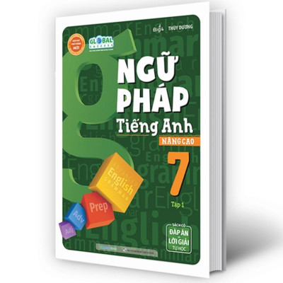 Sách - Combo Ngữ pháp tiếng Anh nâng cao Lớp 7 - Tập 1 + 2 (MG)