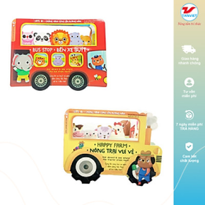 Combo 2 Sách tương tác Song ngữ Việt - Anh - Let