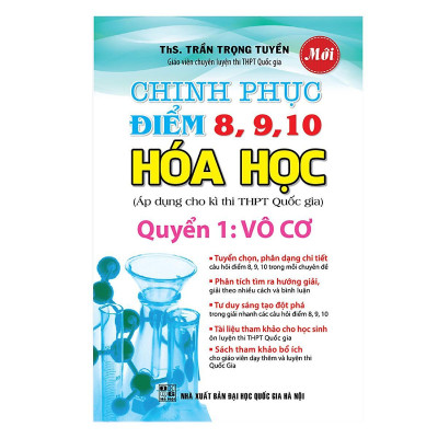 Sách - Chinh Phục Điểm 8, 9, 10 Hóa Học - Quyển 1 - Vô Cơ - Khang Việt Book