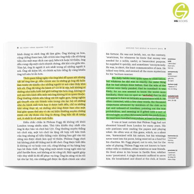 Sách - 80 Ngày Vòng Quanh Thế Giới - Around The World In Eighty Days (Song Ngữ Việt - Anh)