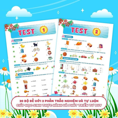 Sách Phiếu Ôn Hè Tiếng Anh Lớp 1 - Megabook