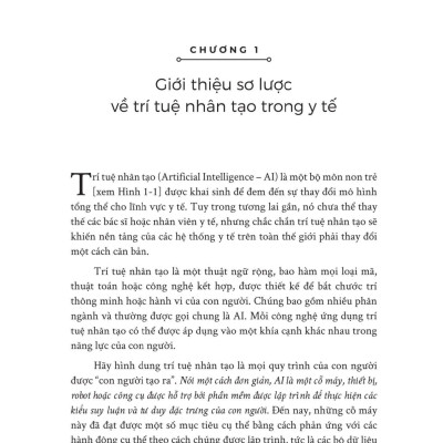 Sách - Ứng Dụng AI Trong Y Tế - Học Máy, Học Sâu Và Tương Lai Y Học