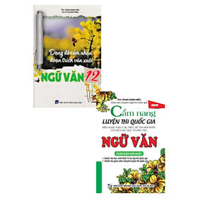 COMBO CẨM NANG LUYỆN THI QUỐC GIA NGỮ VĂN + DẠNG ĐỀ CẢM NHẬN ĐOẠN TRÍCH VĂN XUÔI NGỮ VĂN 12 (BỘ 2 CUỐN) - KV