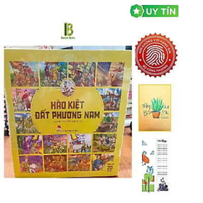 Boxset Hào Kiệt Đất Phương Nam - Combo 20 Cuốn - Hoài Anh & Nguyễn Đông Hải (Tặng Kèm Bookmark CÚ MÈO + SỔ TAY XƯƠNG RỒNG)